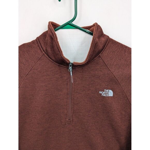 North Face Men's Brown 1/2 Zip Pullover Sweater Jacket, XXL, WORN ONCE! - Picture 3 of 7